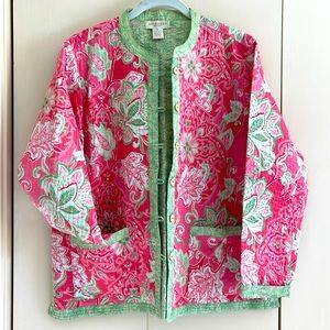 Appleseeds petite 100% cotton reversible jacket